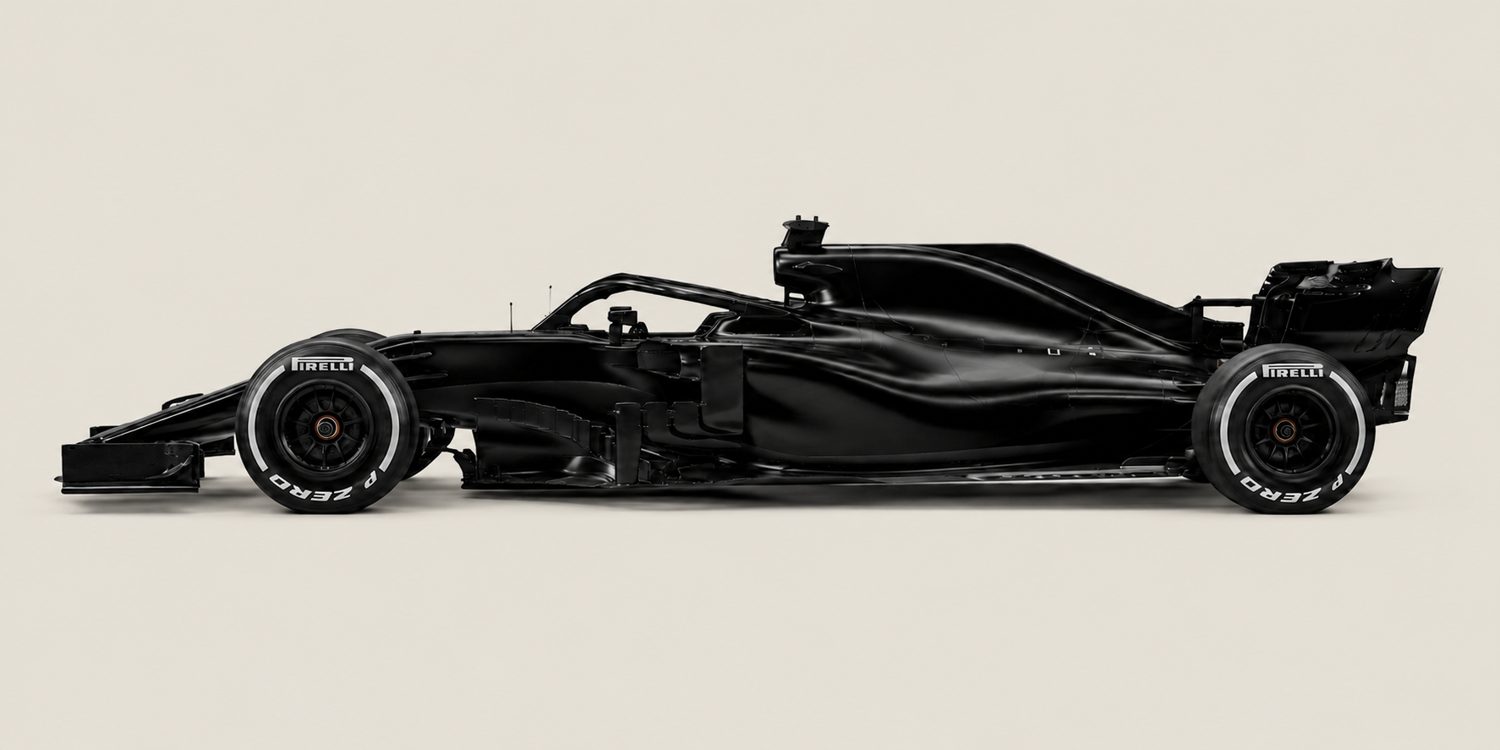 Formula 1 car silhouette, F1 Season Tracker artwork